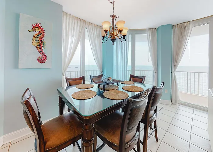 Corner W Amazing Gulf-front Views Balcony & Shared Pools Hot Tubs & Gym Gulf Shores